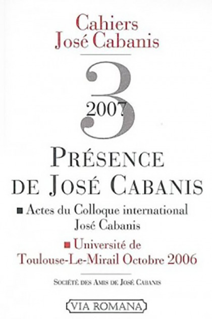Présence de José Cabanis -