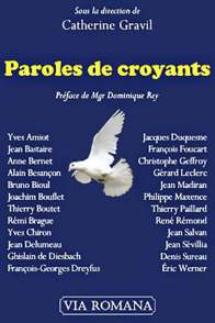 Paroles de croyants - Catherine Gravil (sous la direction de)
